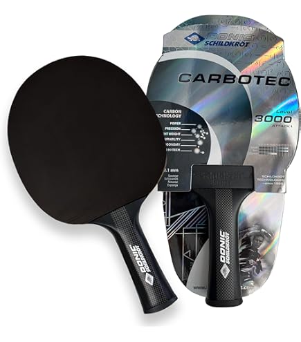 Donic-Schildkröt Unisex – Yetişkin Masa Tenisi Raketi CarboTec 900